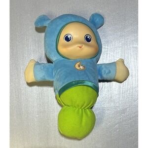 2017 Hasbro Playskool Lullaby Gloworm Blue & Green Musical Lights Works
